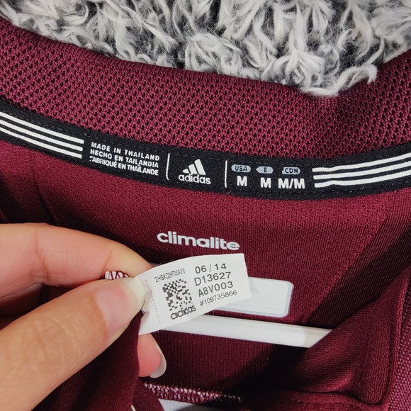 Texas A&M Aggies Adidas Climalite Polo College Football Top Maroon Womens Medium - Picture 6 of 10